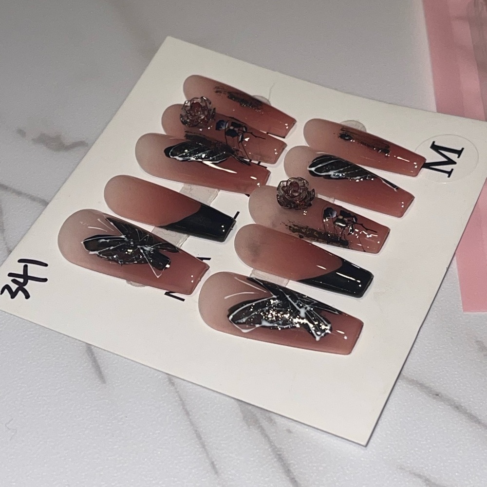 Reusable press on nails